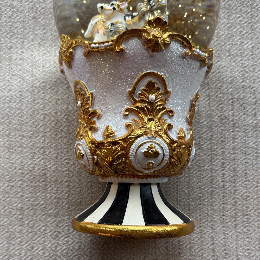 MacKenzie-Childs Golden Hour Deer Snow Globe - Picture 4 of 6